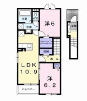 ナチュラル カーサ Ⅱの間取り画像