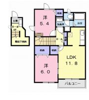 プラシードAの間取り画像