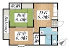コーポ古川の間取り画像