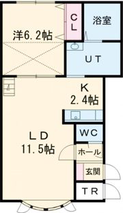 コローレ東町Ⅱの間取り画像