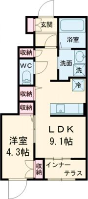 パティオス昭島の間取り画像