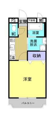 ロワールマンションの間取り画像