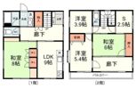 大岩3（白鳥）戸建の間取り画像