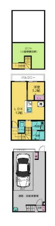 ガレージハウス ファイブワンの間取り画像