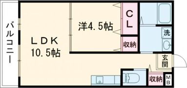 フォレストヒルズ Cの間取り画像