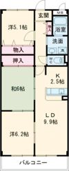 グリーンヒルあかしあの間取り画像