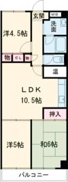 明石公園ハイタウン1号棟の間取り画像