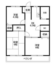 ウッドベルの間取り画像