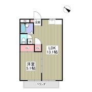 コーポ美鈴の間取り画像
