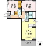 フォール Cの間取り画像