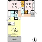 フォール Cの間取り画像