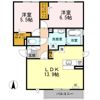 クレール B棟の間取り画像
