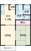 ハイツリープライツAの間取り画像