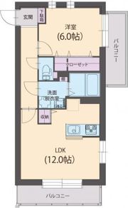アミクール日野の間取り画像