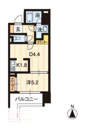 リアライズ瓦町の間取り画像
