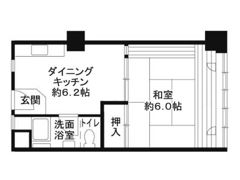 ビレッジハウス城北タワー1号棟の間取り画像