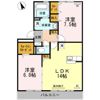 リヴェール北島の間取り画像