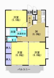 ロイヤルハイツ（姶良）の間取り画像