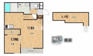 LFB APARTMENT桜町の間取り画像