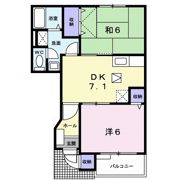 パークヒルズ Aの間取り画像