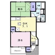 パークヒルズ Aの間取り画像