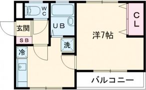 ベルエール上浜の間取り画像