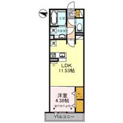 D-ROOM和田町の間取り画像