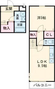 サニーヒル白鷺の間取り画像