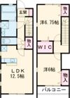 アムールⅠの間取り画像