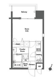 エンクレスト博多MATEの間取り画像
