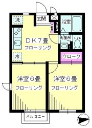 カトルコートの間取り画像