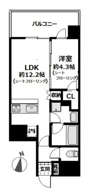 Portside Urban Residenceの間取り画像