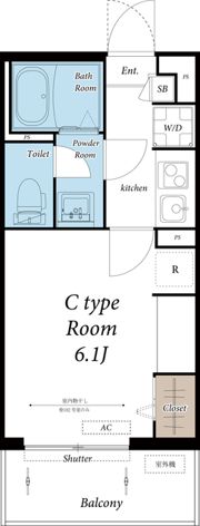 ヴィラ綱島の間取り画像