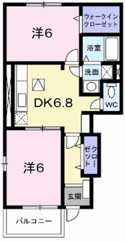 リブサニーCの間取り画像