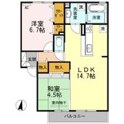 ドミール箕面の間取り画像
