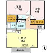 ガーデンスクエア B棟の間取り画像