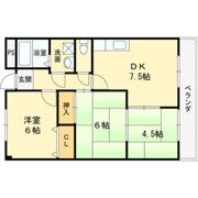 松岡マンションⅡの間取り画像