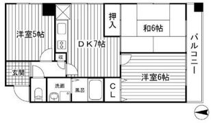 ロイヤルコーポ広畑の間取り画像