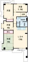 グランドパレス学園前の間取り画像