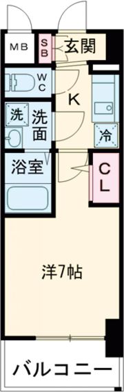 アドバンス神戸マーレの間取り画像