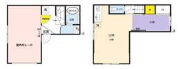 ガレージCUBE6の間取り画像