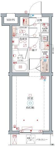 クレヴィスタ柴又の間取り画像