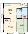 大塚チェリーハイツ12の間取り画像
