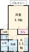 新生町ビレッジⅠの間取り画像