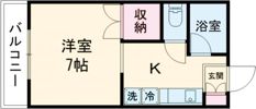 シャポー渡鹿の間取り画像