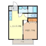 ビュー アイルB棟の間取り画像