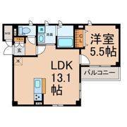 グランレーヴ平安通NORTHの間取り画像