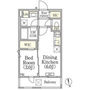 イプセ神楽坂の間取り画像