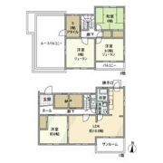 盆栽町戸建の間取り画像