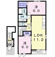 ゼファー 東棟の間取り画像